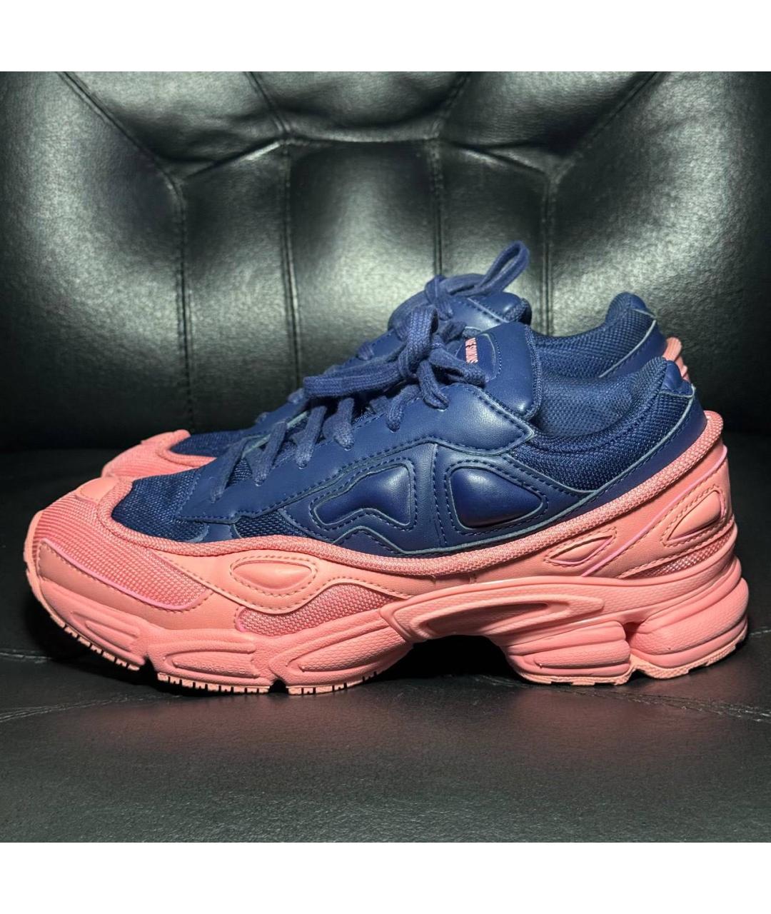 ADIDAS X RAF SIMONS Коралловые текстильные кроссовки, фото 4