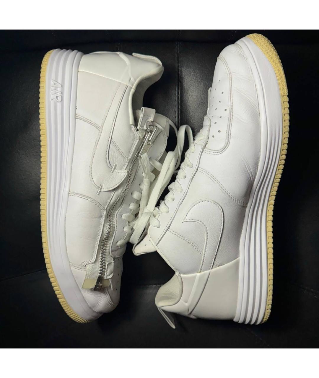 ACRONYM® Белые кожаные низкие кроссовки / кеды, фото 4