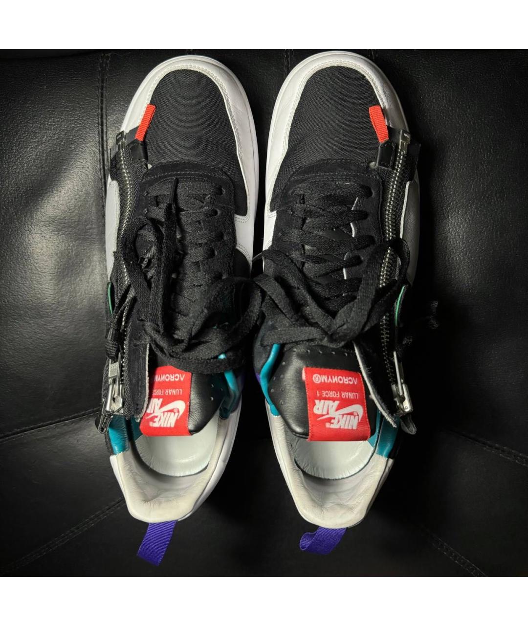 ACRONYM® Белые кожаные низкие кроссовки / кеды, фото 7