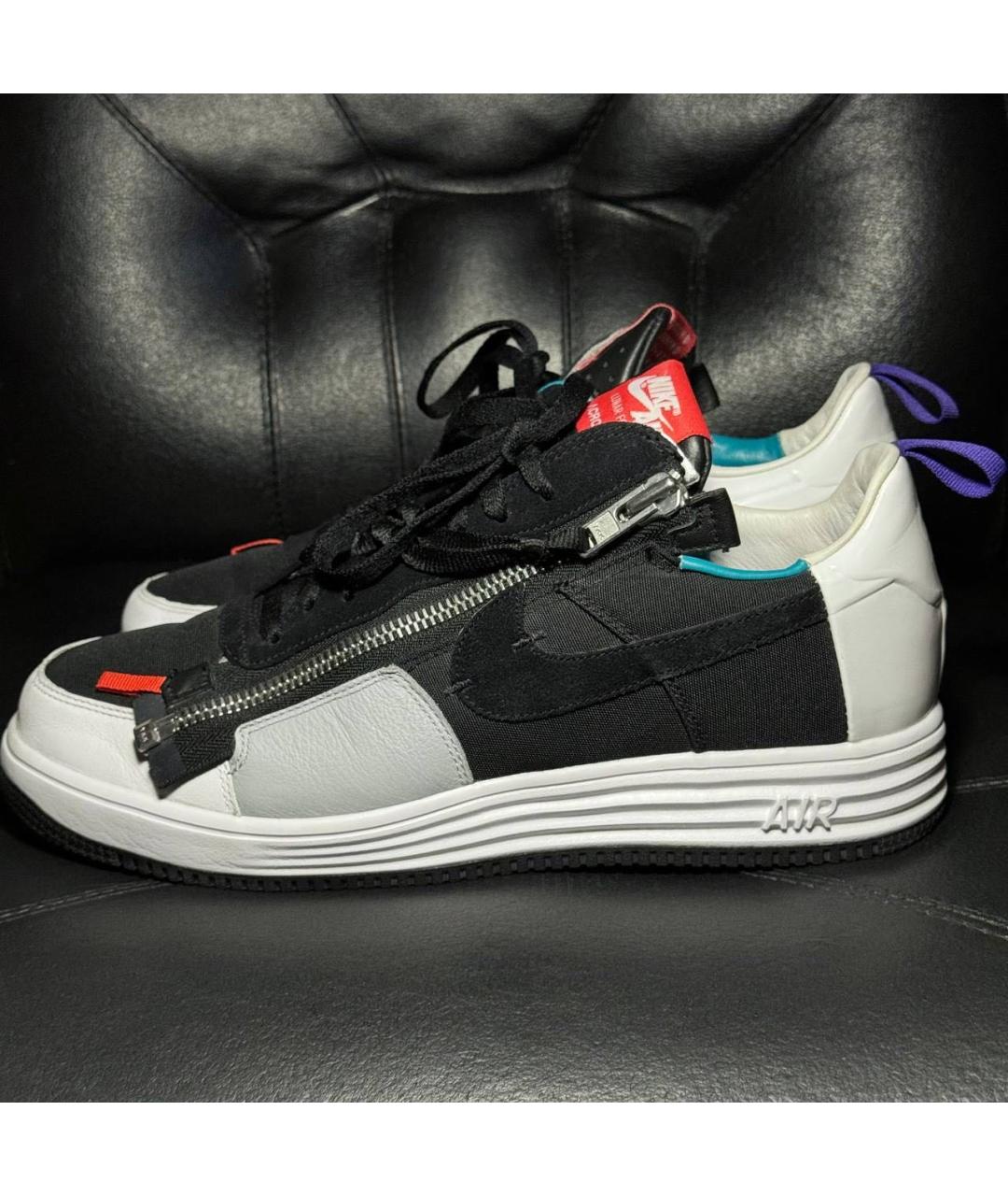 ACRONYM® Белые кожаные низкие кроссовки / кеды, фото 3