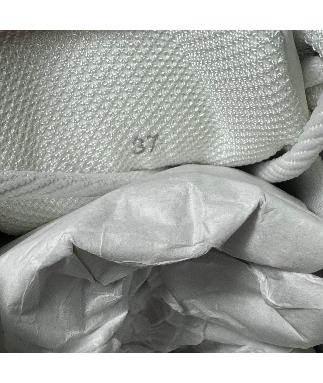 RAF SIMONS Белые кожаные кроссовки, фото 9