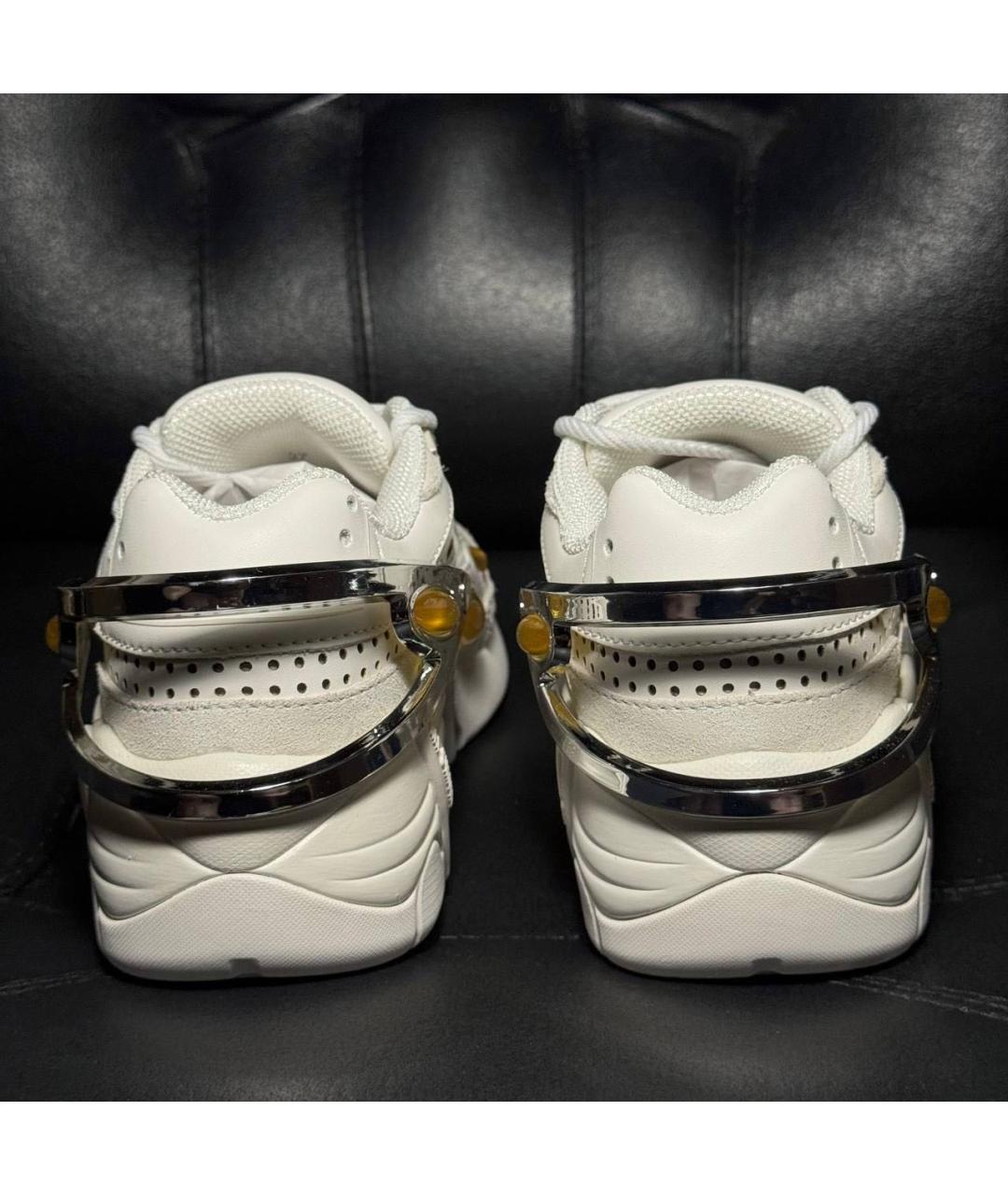 RAF SIMONS Белые кожаные кроссовки, фото 2