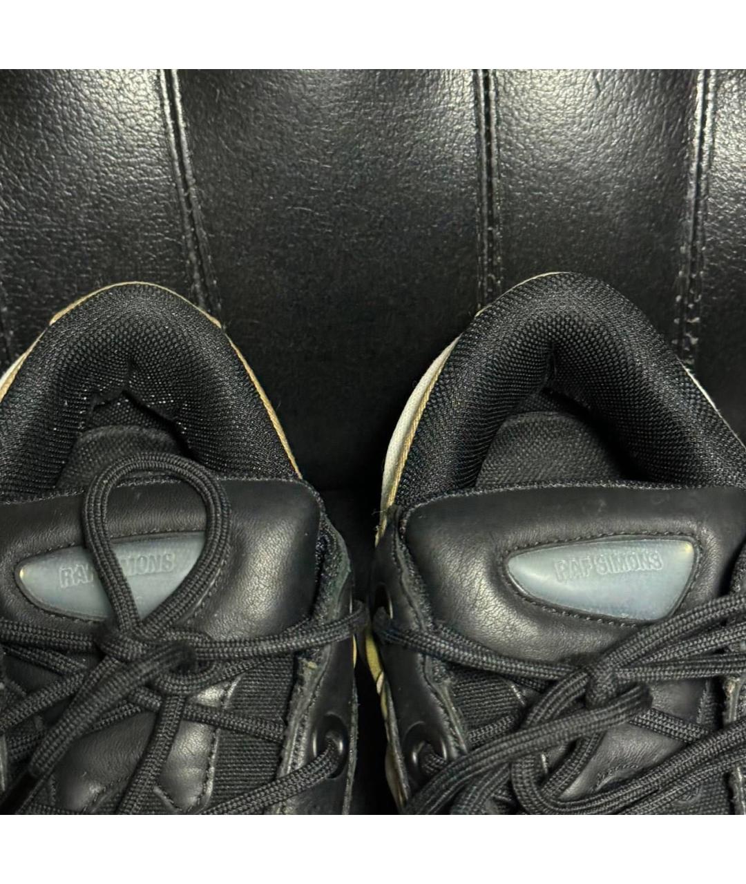 ADIDAS X RAF SIMONS Белые кожаные низкие кроссовки / кеды, фото 8