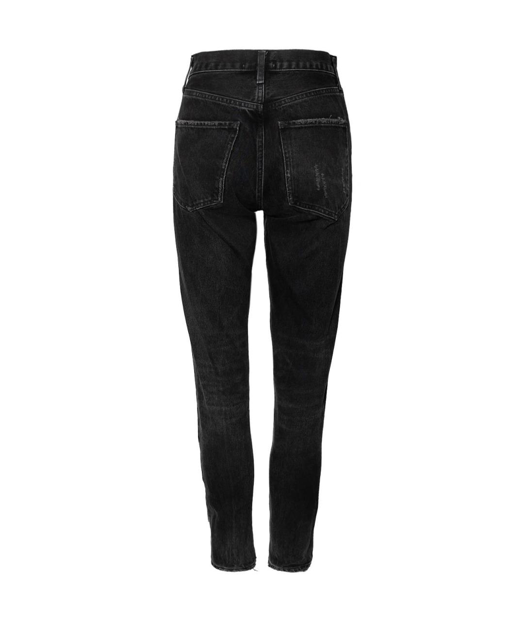 AGOLDE Черные хлопковые прямые джинсы, фото 2