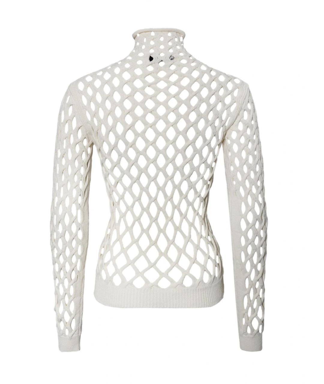 VALENTINO Белый вискозный джемпер / свитер, фото 3