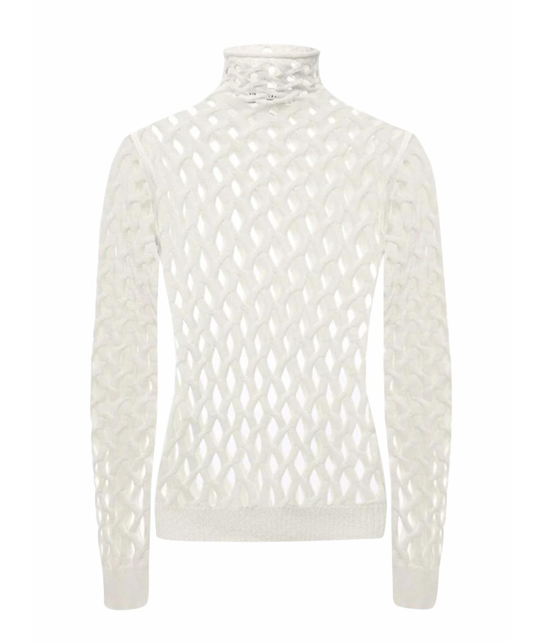 VALENTINO Белый вискозный джемпер / свитер, фото 1