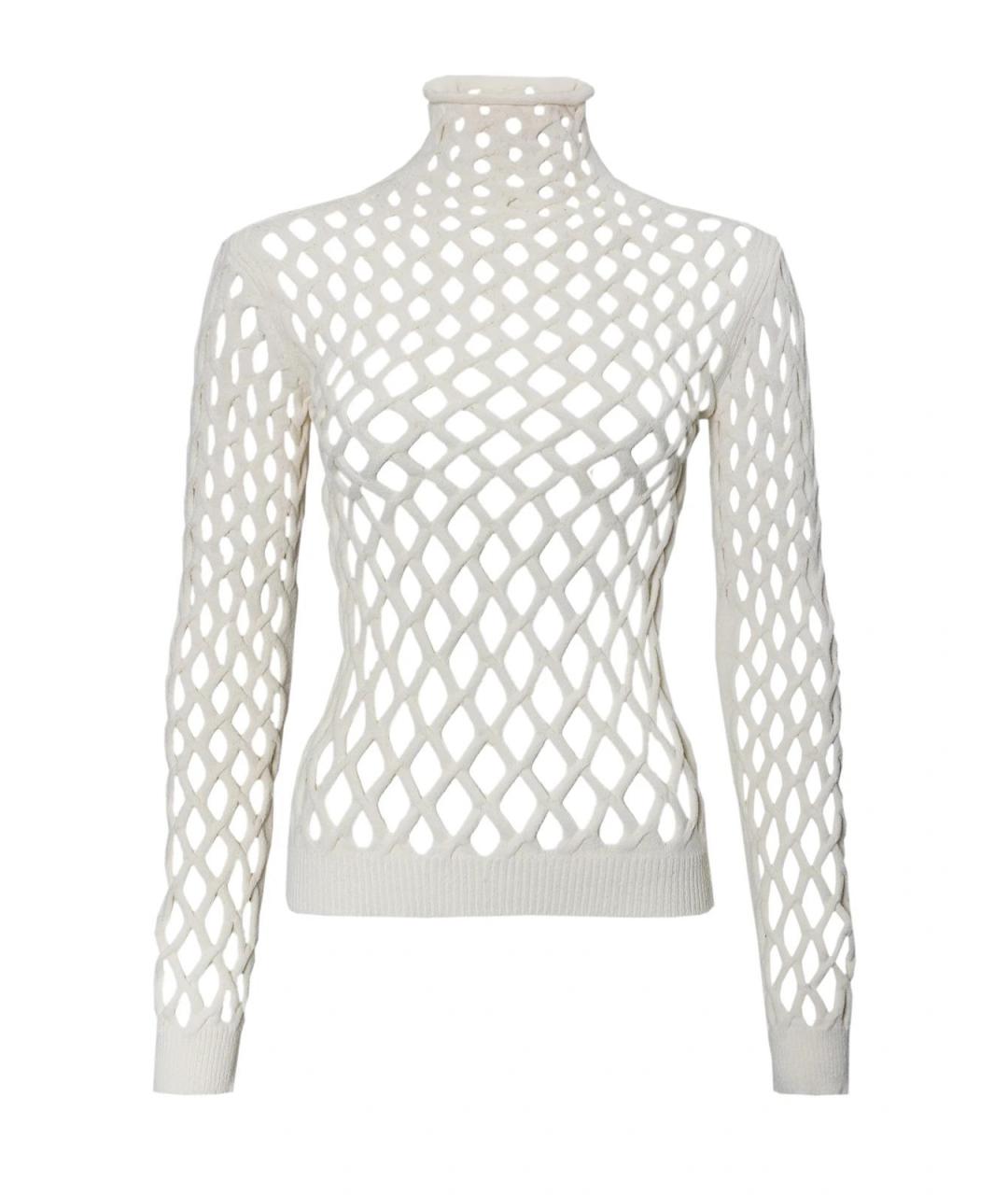 VALENTINO Белый вискозный джемпер / свитер, фото 2