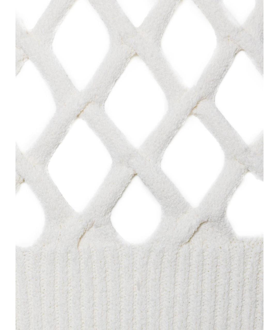 VALENTINO Белый вискозный джемпер / свитер, фото 4