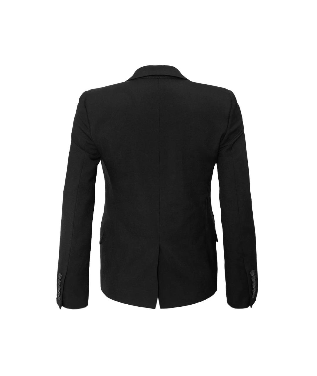 SAINT LAURENT Черный шерстяной жакет/пиджак, фото 2