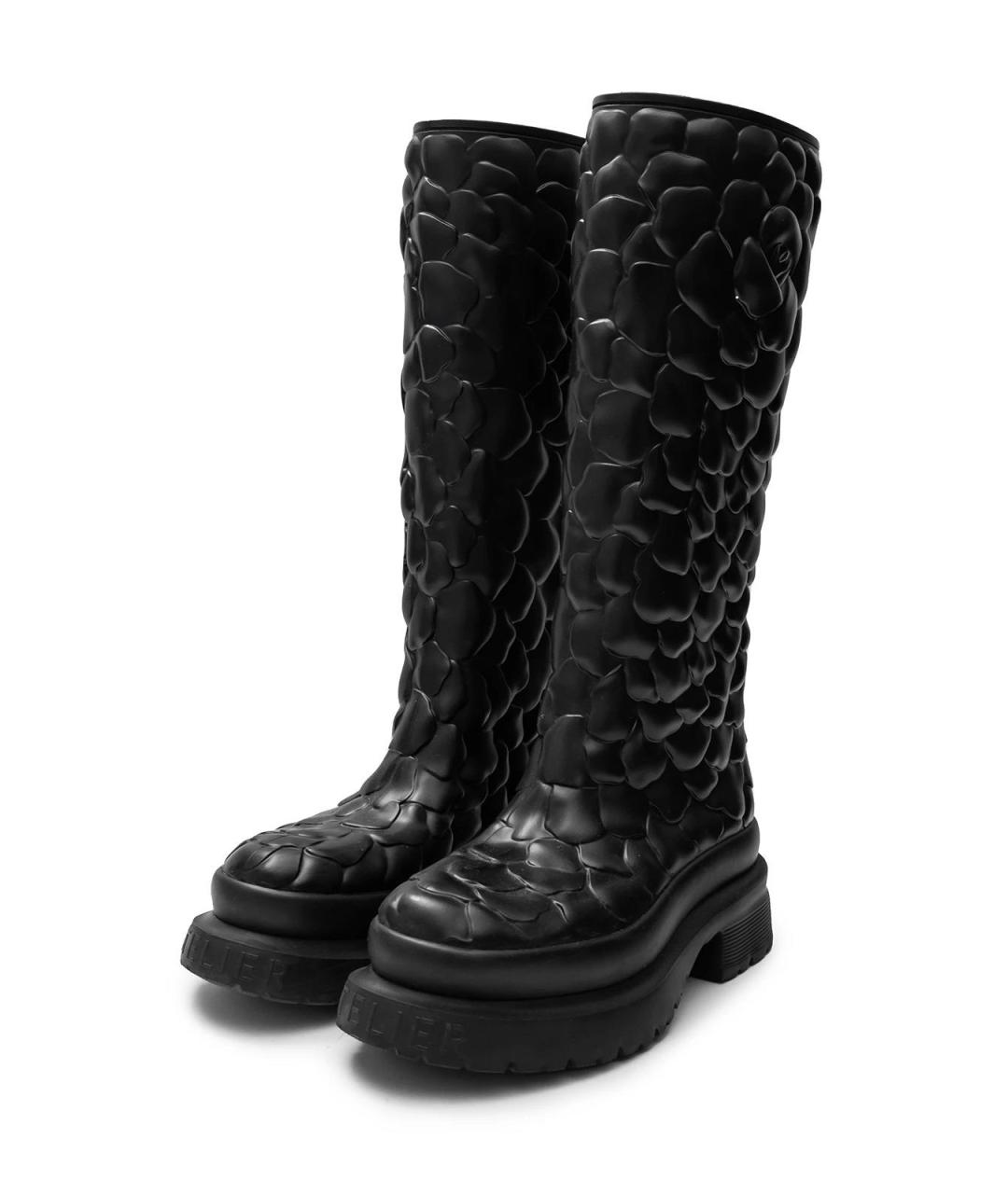 VALENTINO Черные резиновые сапоги, фото 2