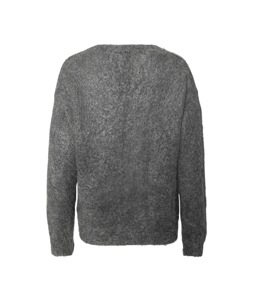 PRADA Серый шерстяной джемпер / свитер, фото 2