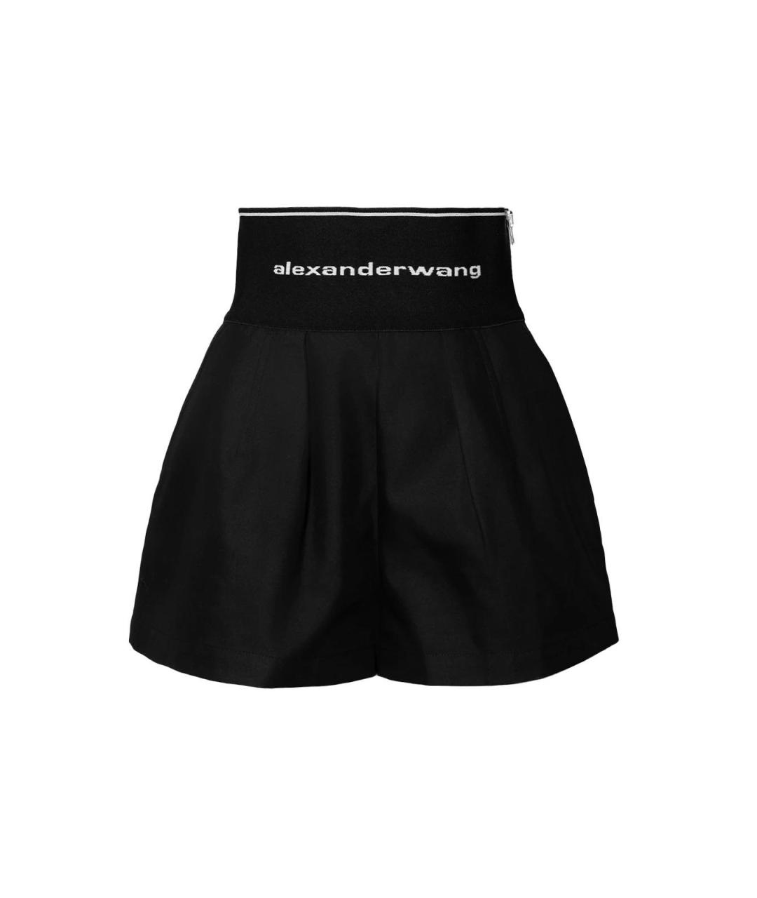ALEXANDER WANG Черные хлопковые шорты, фото 4