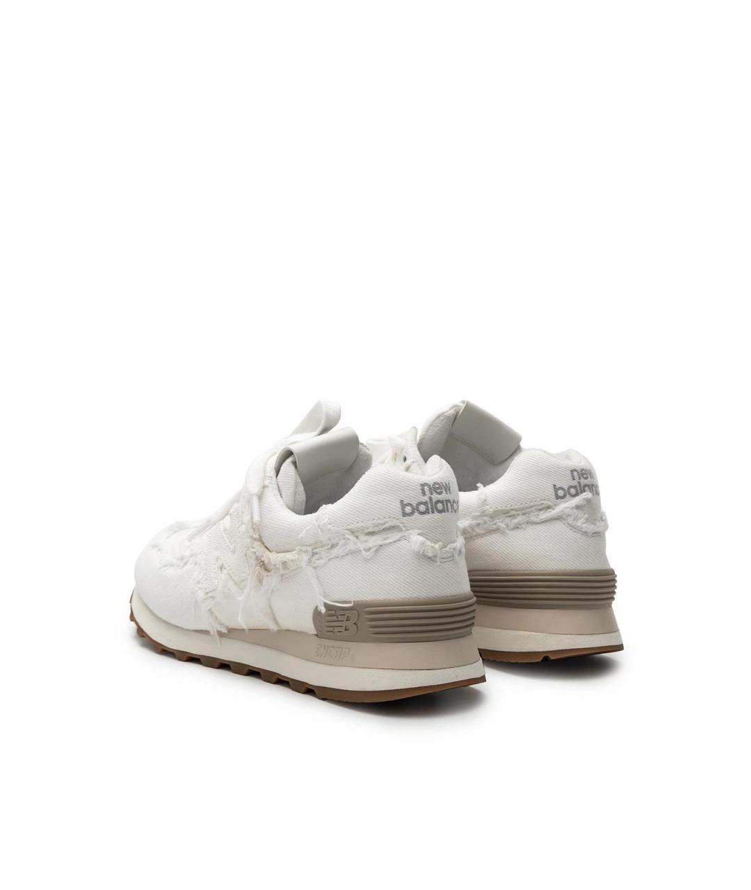 MIU MIU Белые текстильные кроссовки, фото 3