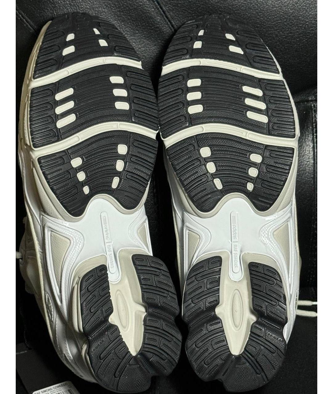 ADIDAS X RAF SIMONS Белые кожаные низкие кроссовки / кеды, фото 8