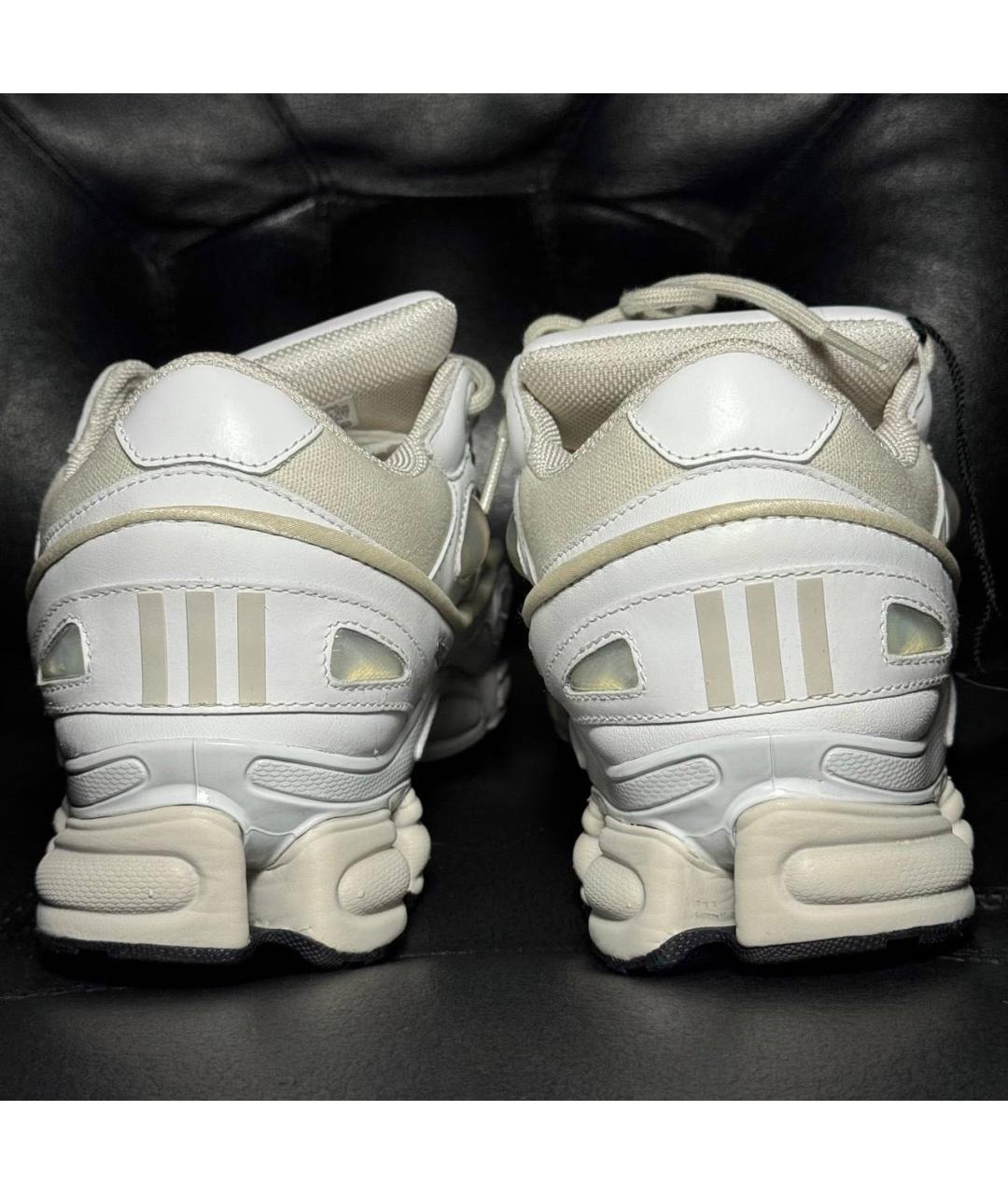 ADIDAS X RAF SIMONS Белые кожаные низкие кроссовки / кеды, фото 2