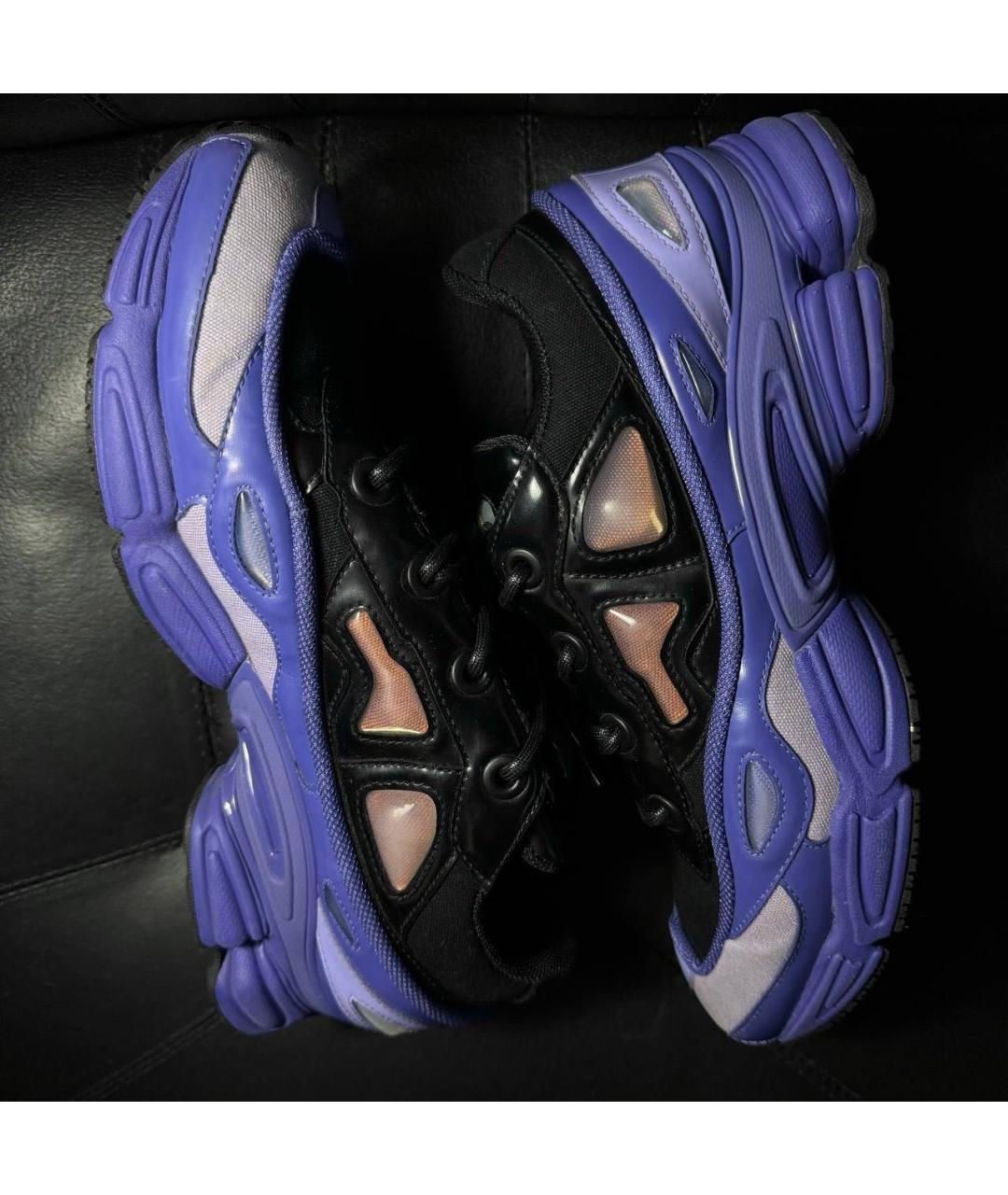 ADIDAS X RAF SIMONS Фиолетовые текстильные низкие кроссовки / кеды, фото 5