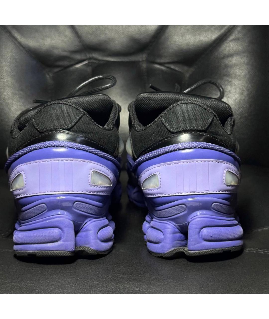 ADIDAS X RAF SIMONS Фиолетовые текстильные низкие кроссовки / кеды, фото 2