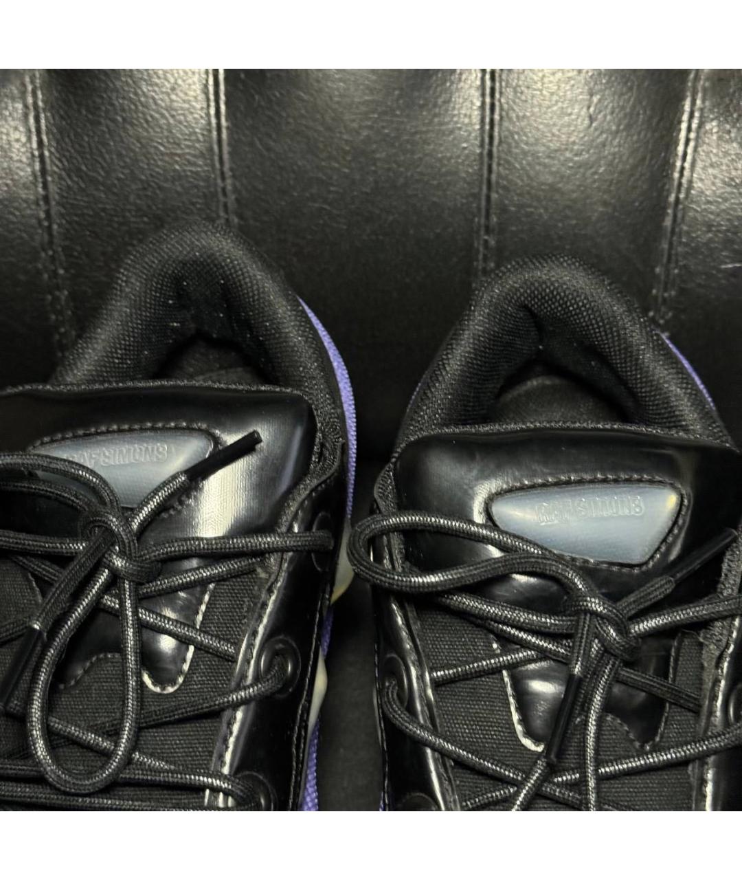 ADIDAS X RAF SIMONS Фиолетовые текстильные низкие кроссовки / кеды, фото 8