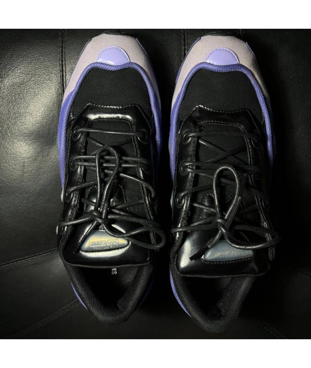 ADIDAS X RAF SIMONS Фиолетовые текстильные низкие кроссовки / кеды, фото 7