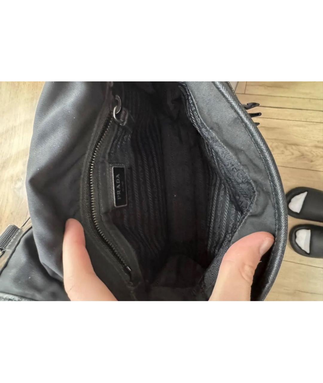 PRADA Черная сумка на плечо, фото 4