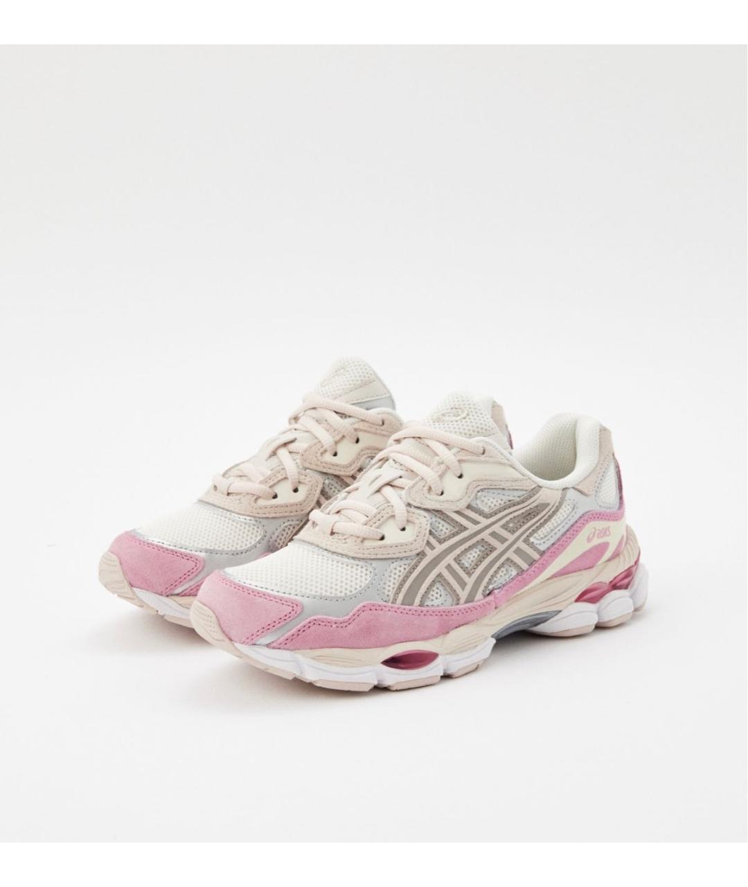 ASICS Розовые замшевые кроссовки, фото 2