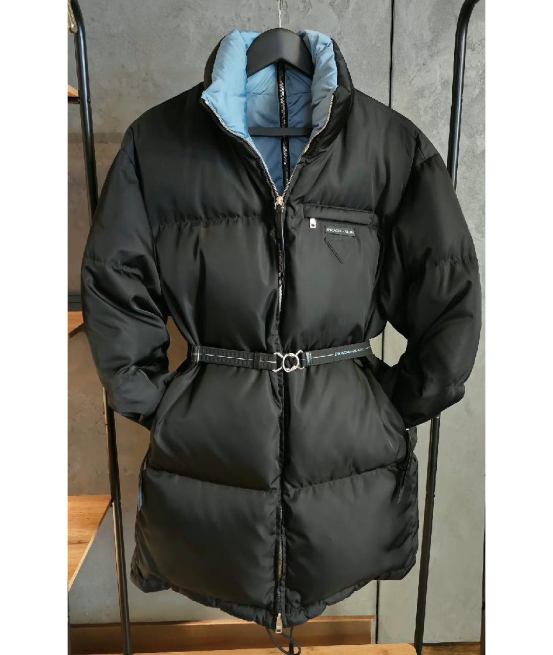 PRADA Черный пуховик, фото 2