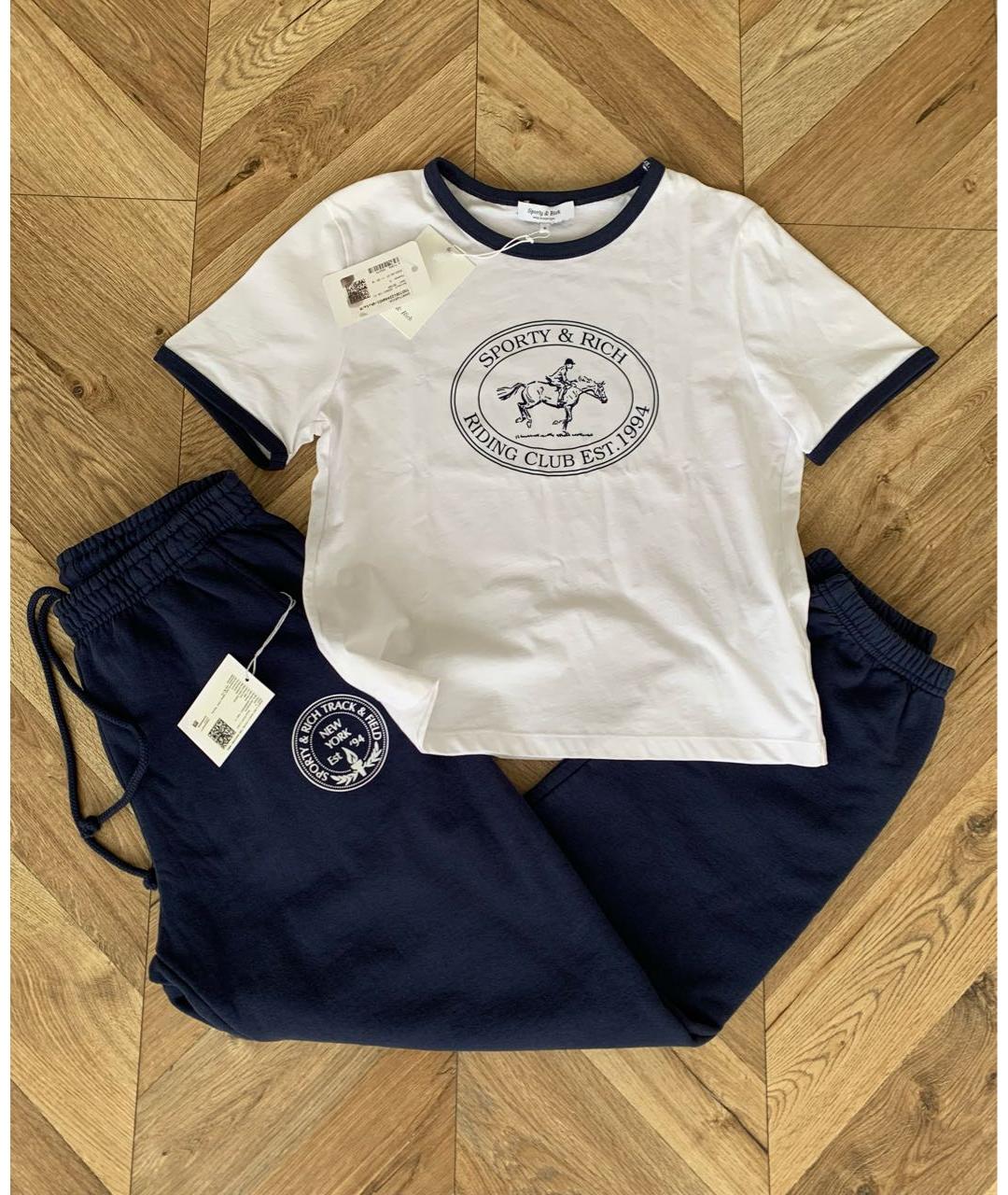 SPORTY AND RICH Хлопковый спортивные костюмы, фото 2