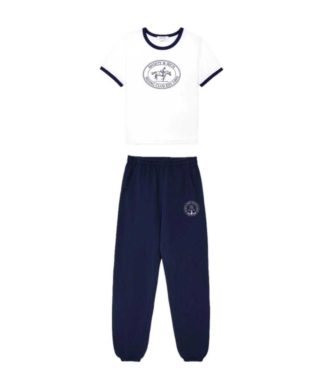 SPORTY AND RICH Хлопковый спортивные костюмы, фото 9