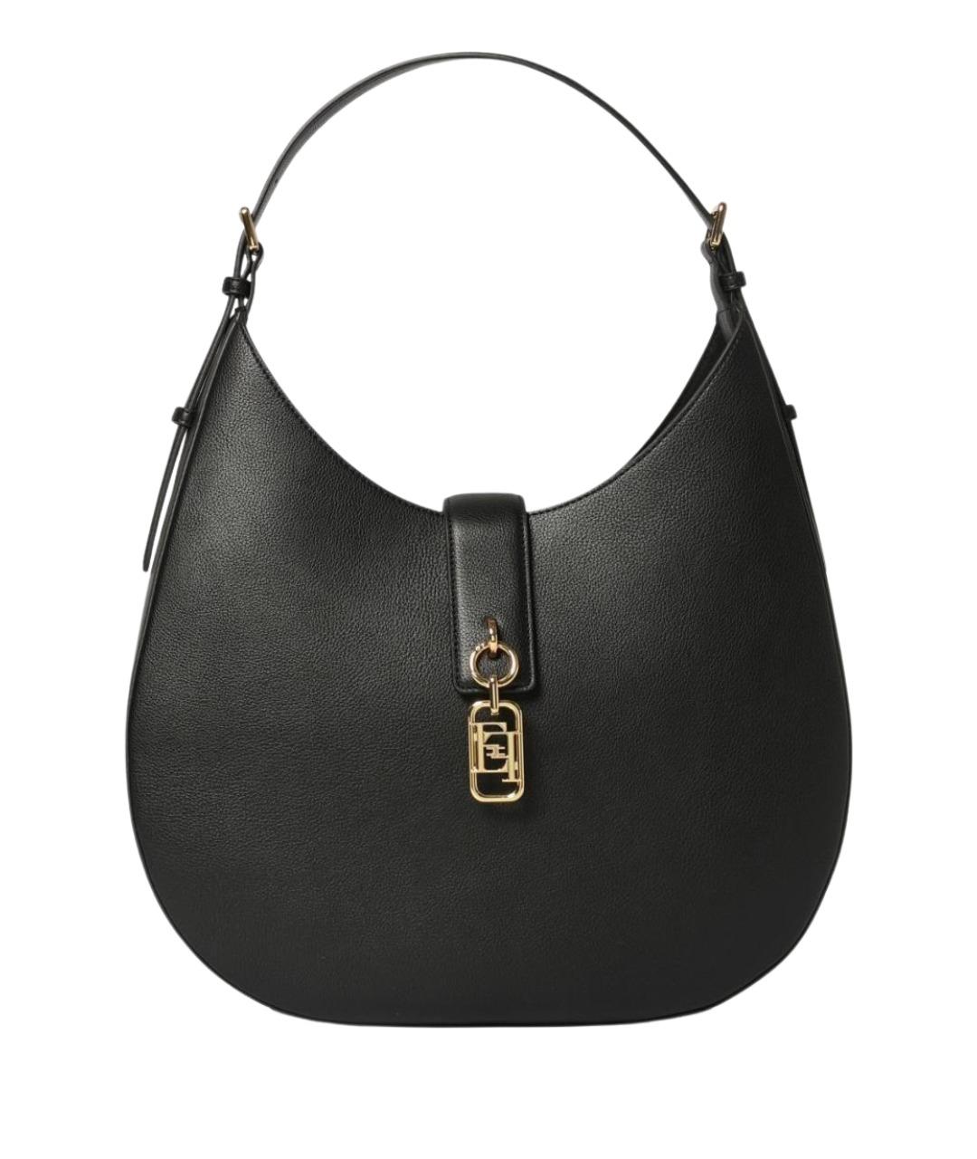 ELISABETTA FRANCHI Черная сумка через плечо, фото 1