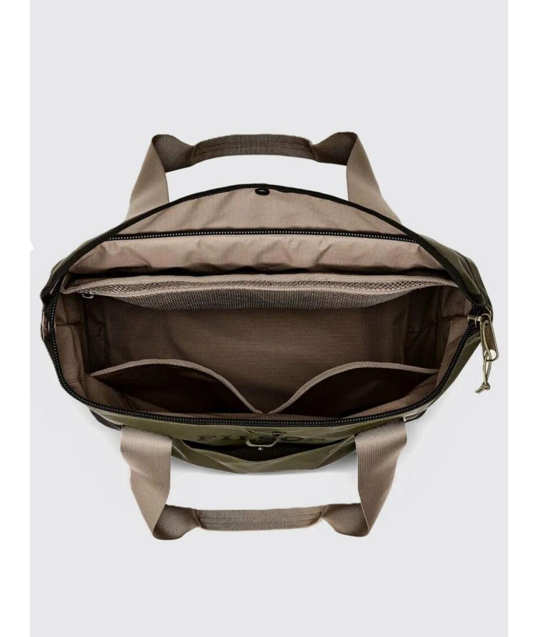 FILSON Зеленая синтетическая сумка тоут, фото 3
