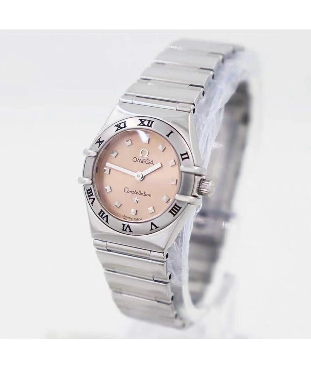 OMEGA Серебряные часы, фото 4