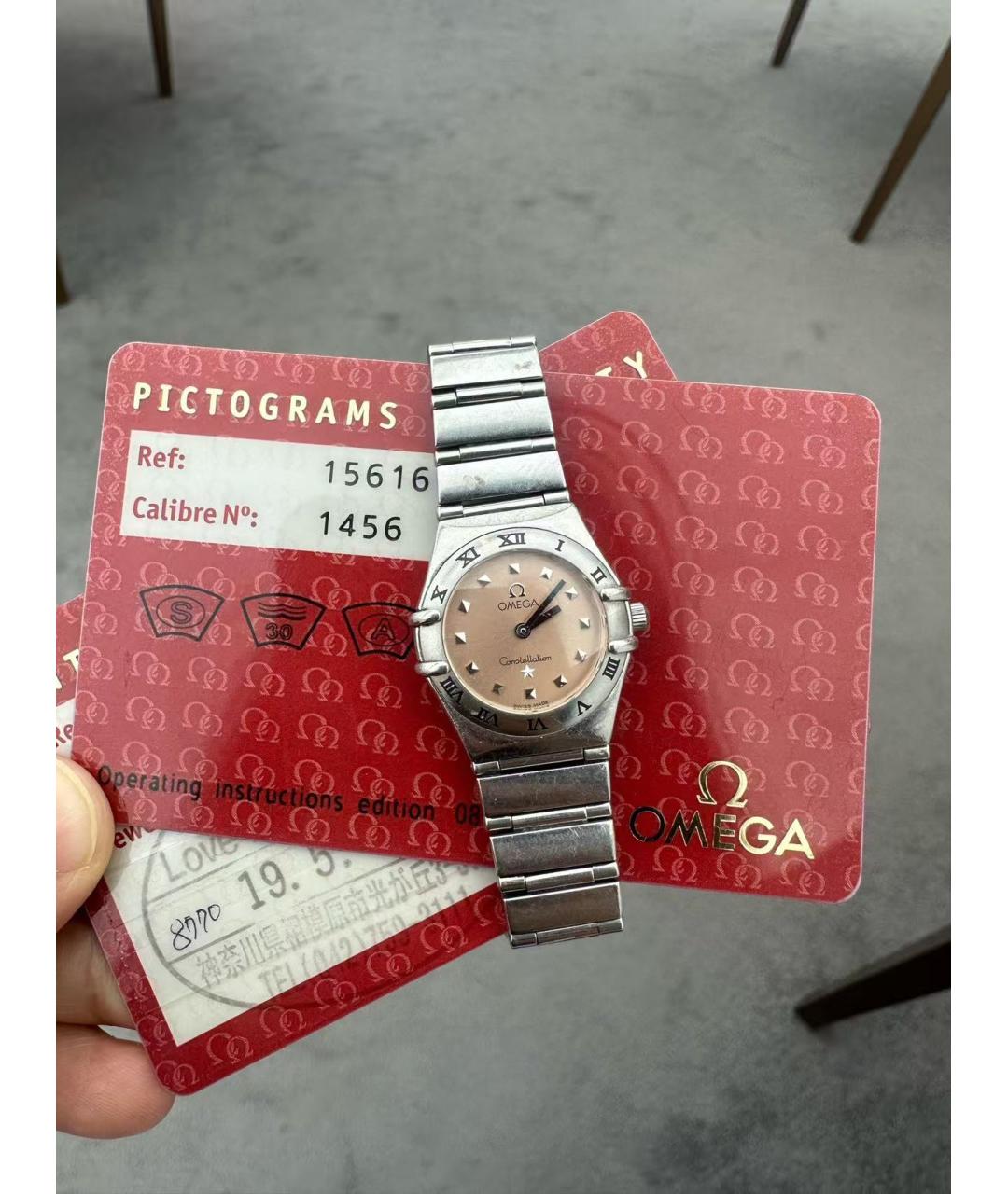 OMEGA Серебряные часы, фото 3