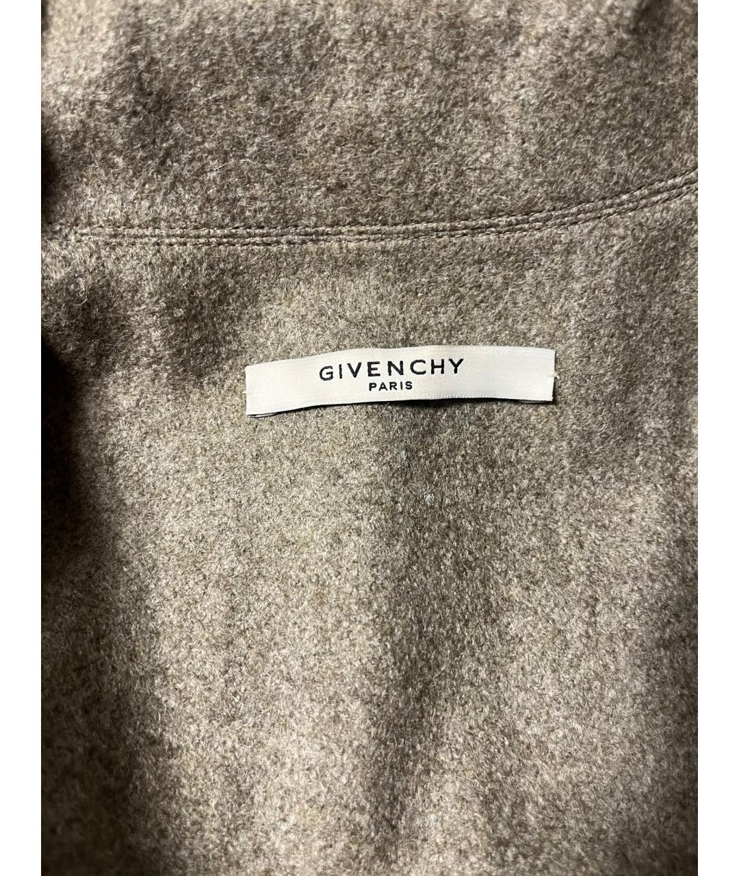 GIVENCHY Хаки кожаная куртка, фото 3