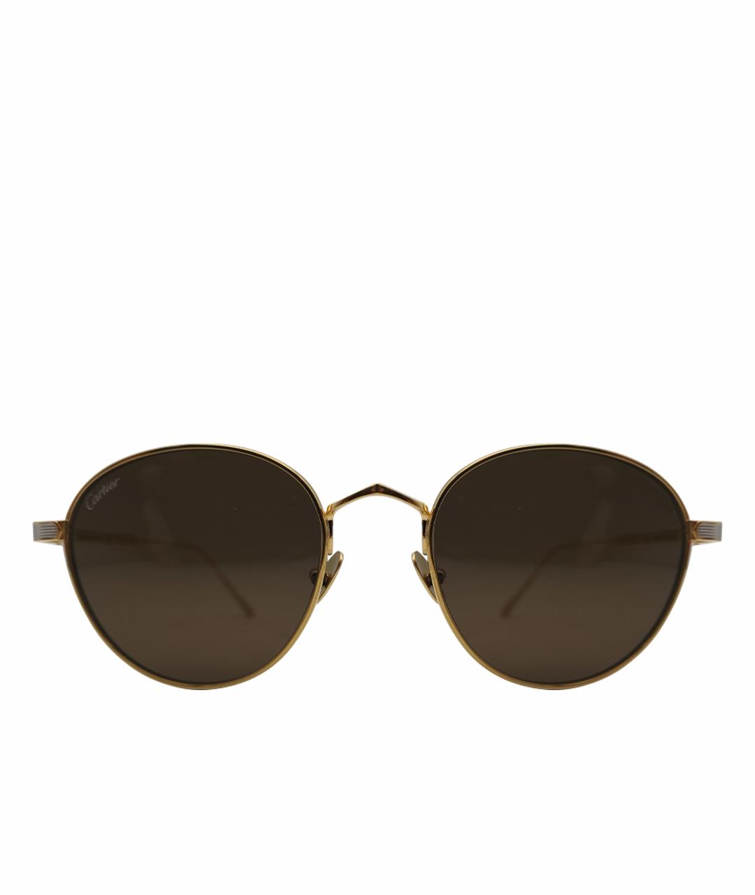 CARTIER Золотые солнцезащитные очки, фото 1