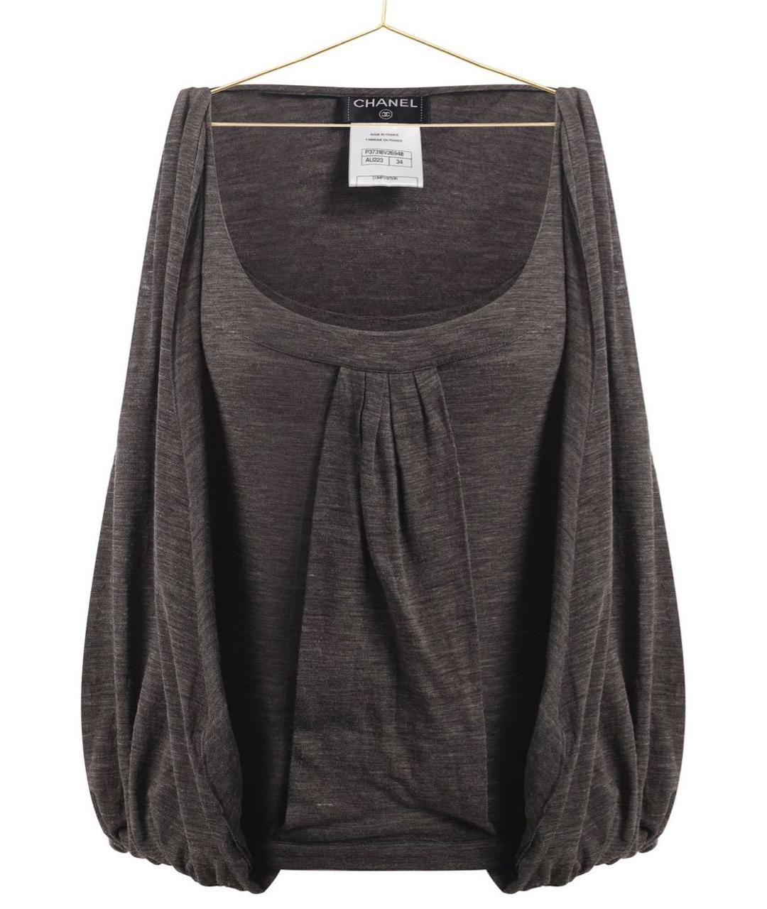 CHANEL Серая майка, фото 5