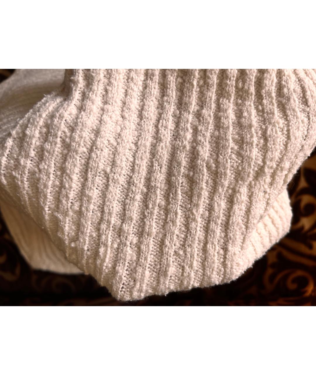 HELMUT LANG Бежевая хлопко-эластановая майка, фото 6