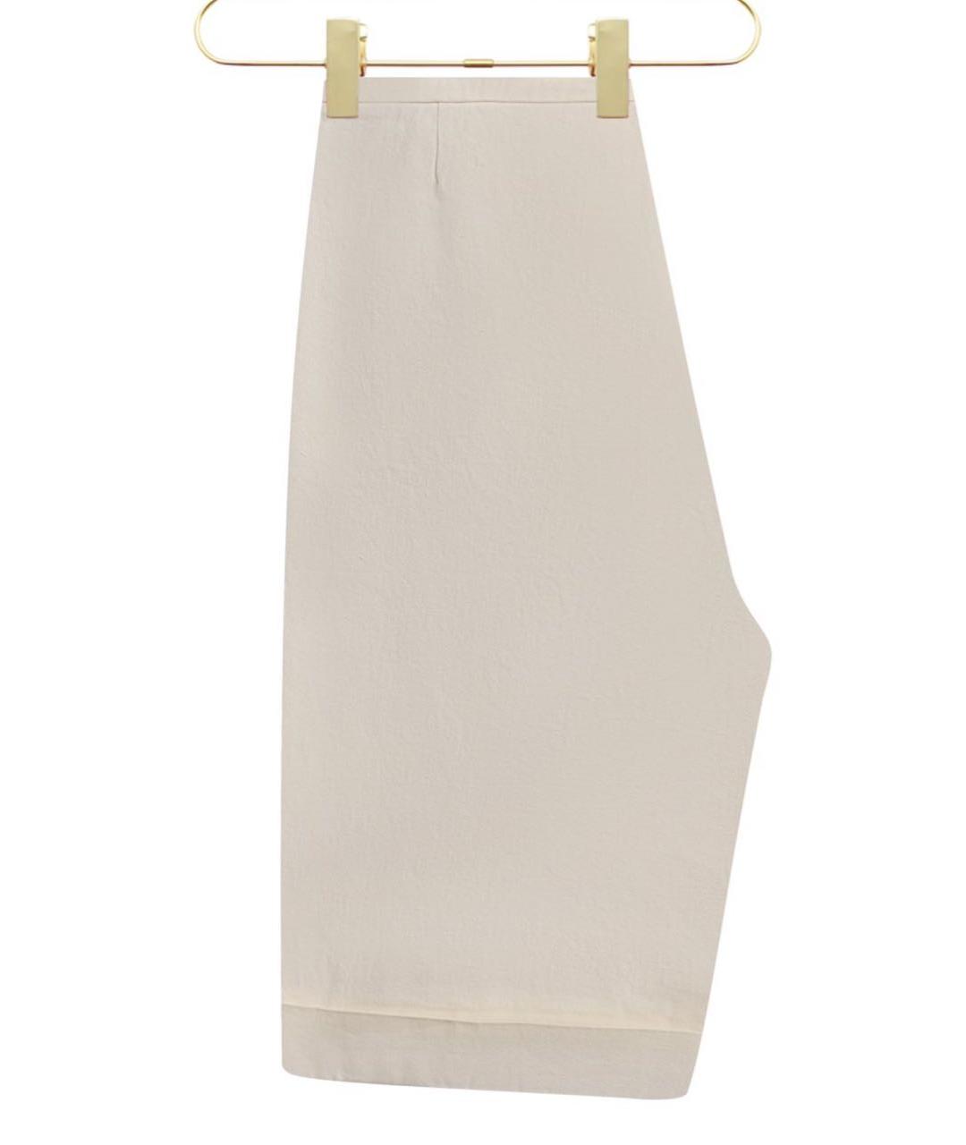 HERMES Бежевые льняные шорты, фото 2