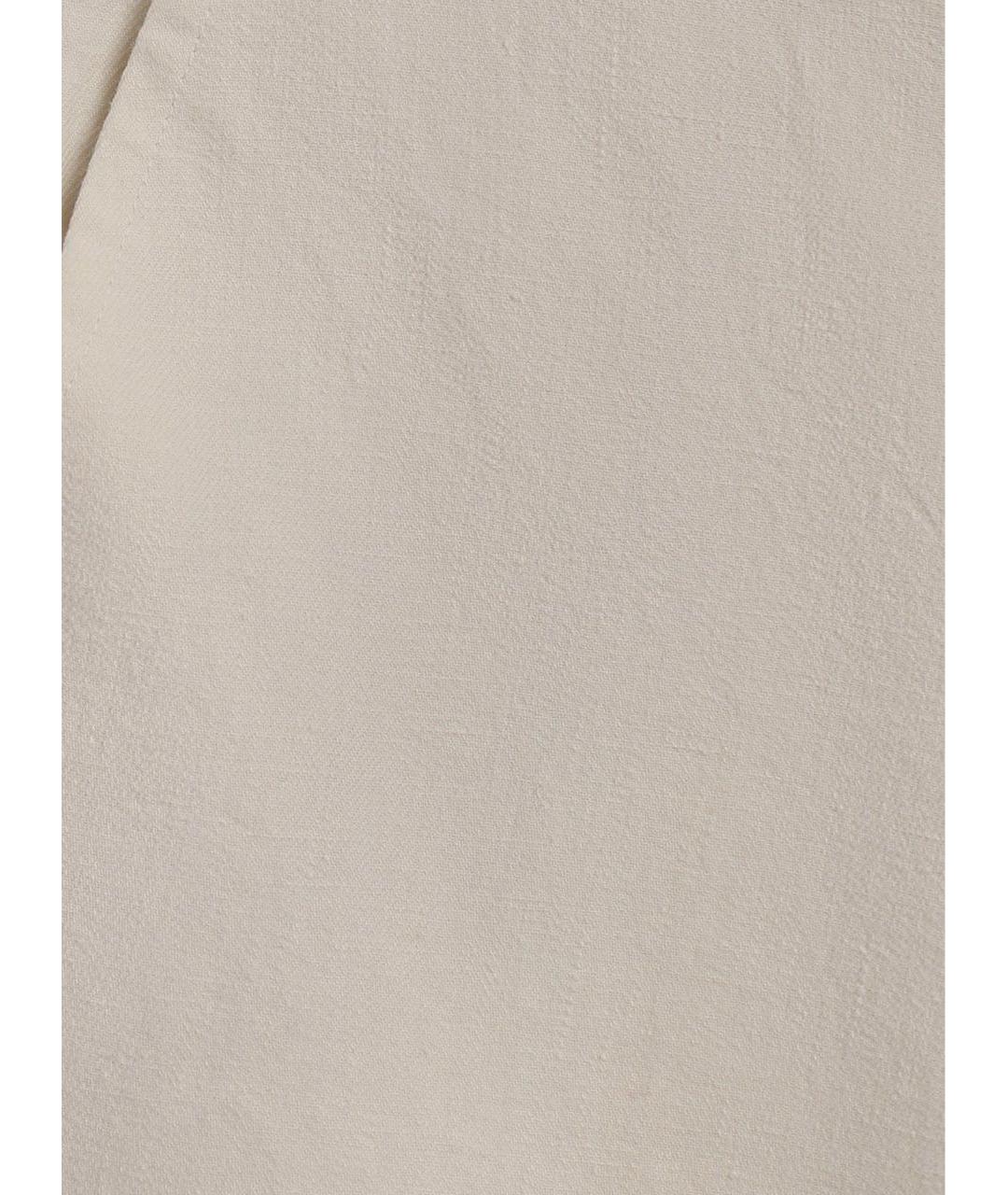 HERMES Бежевые льняные шорты, фото 4