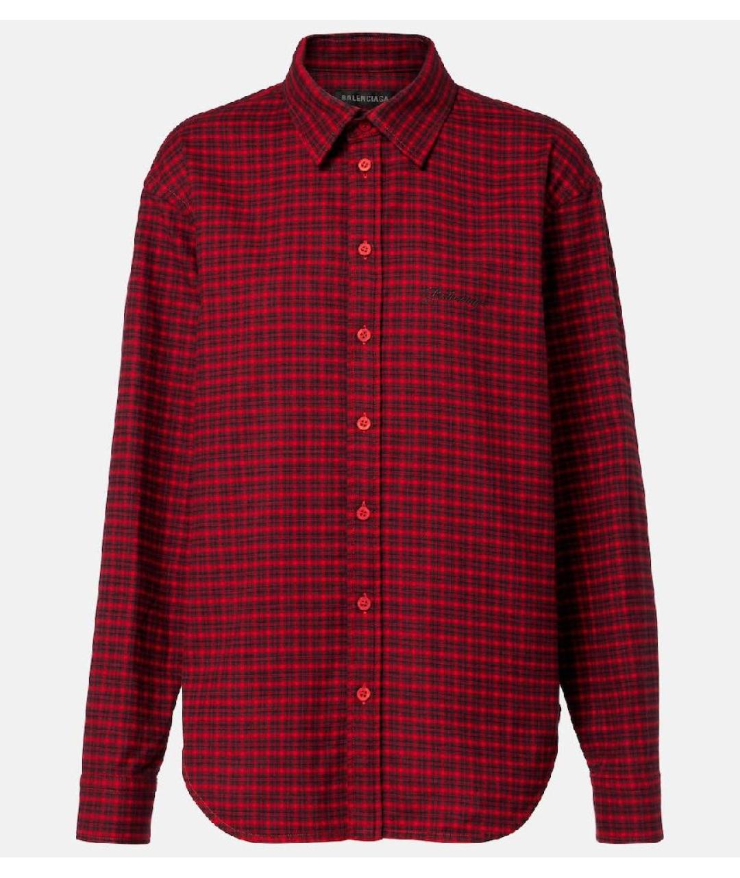 BALENCIAGA Красная рубашка, фото 8