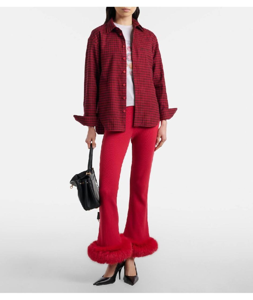 BALENCIAGA Красная рубашка, фото 4