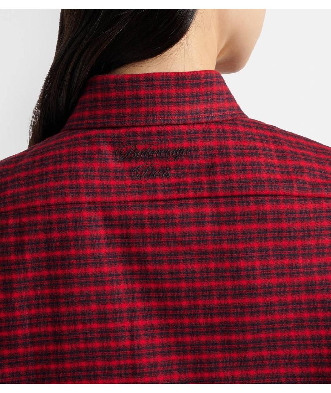 BALENCIAGA Красная рубашка, фото 7
