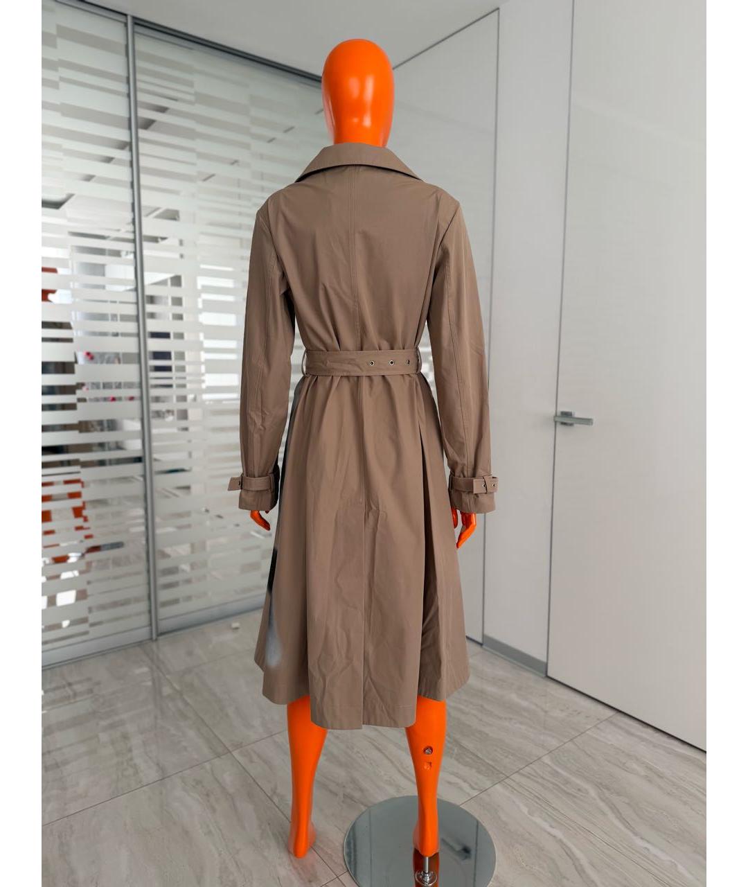 CHRISTIAN DIOR Бежевый хлопковый тренч/плащ, фото 2