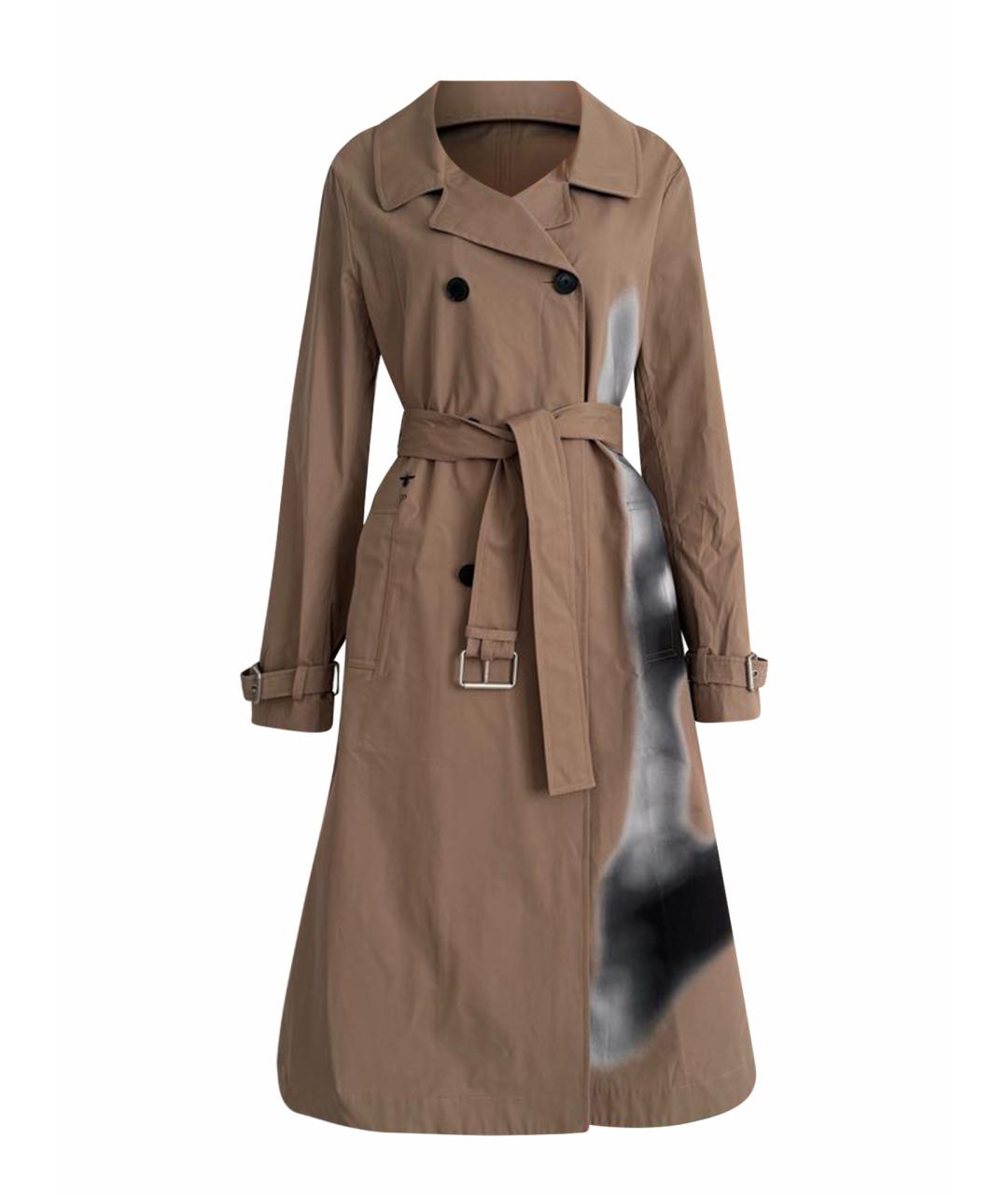 CHRISTIAN DIOR Бежевый хлопковый тренч/плащ, фото 1