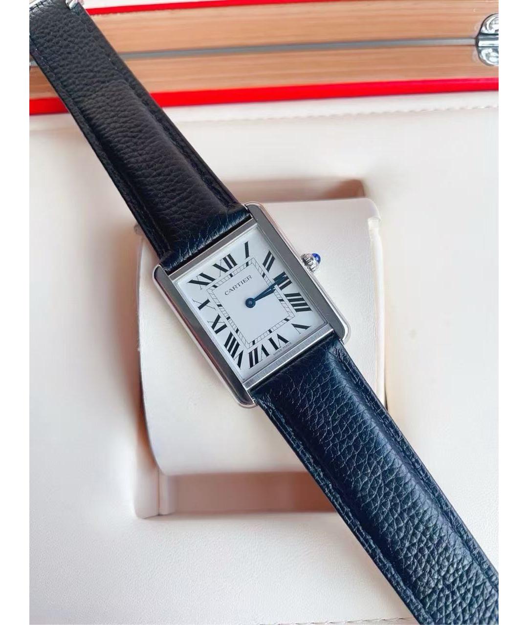 CARTIER Серебряные часы, фото 3