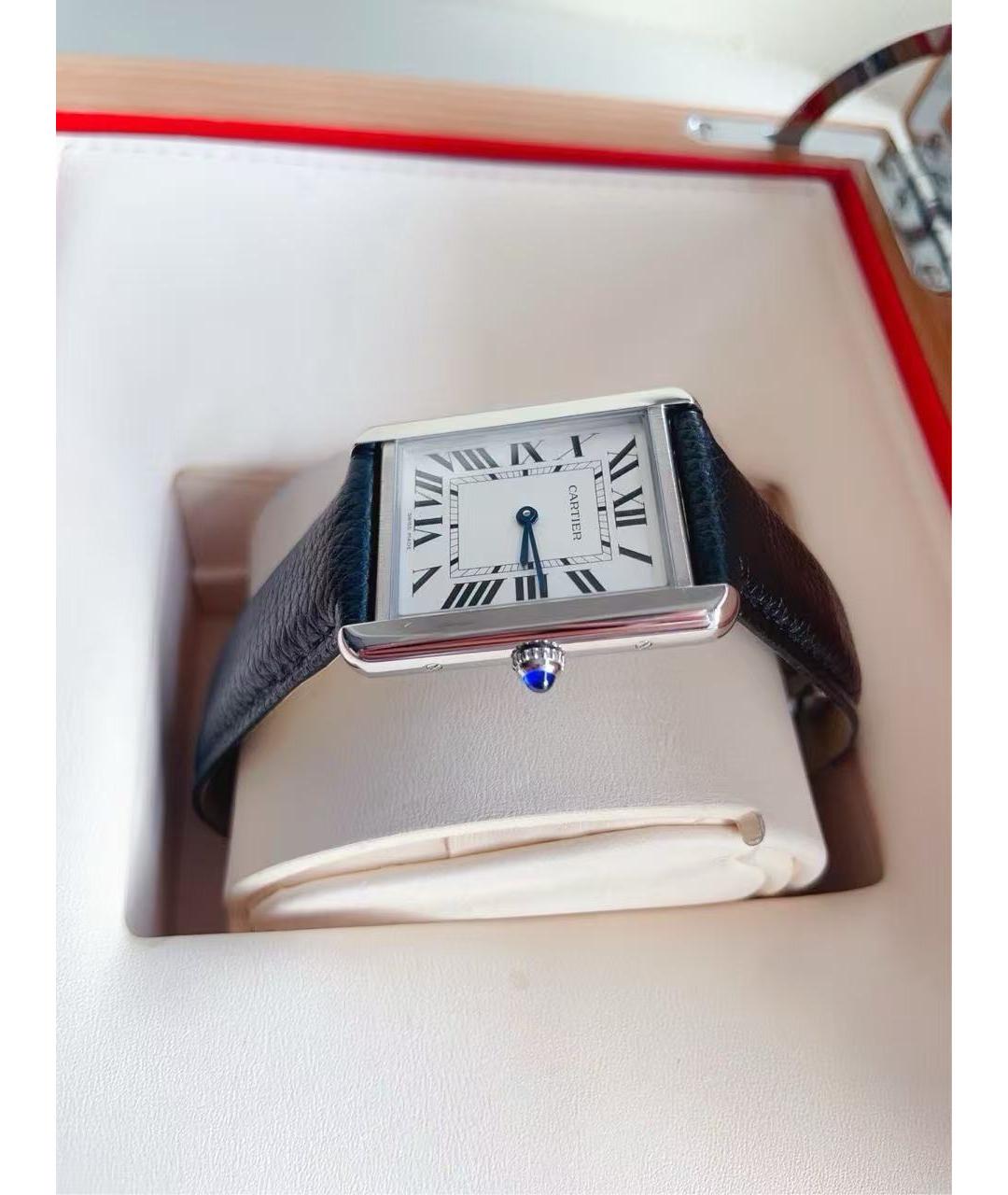 CARTIER Серебряные часы, фото 4