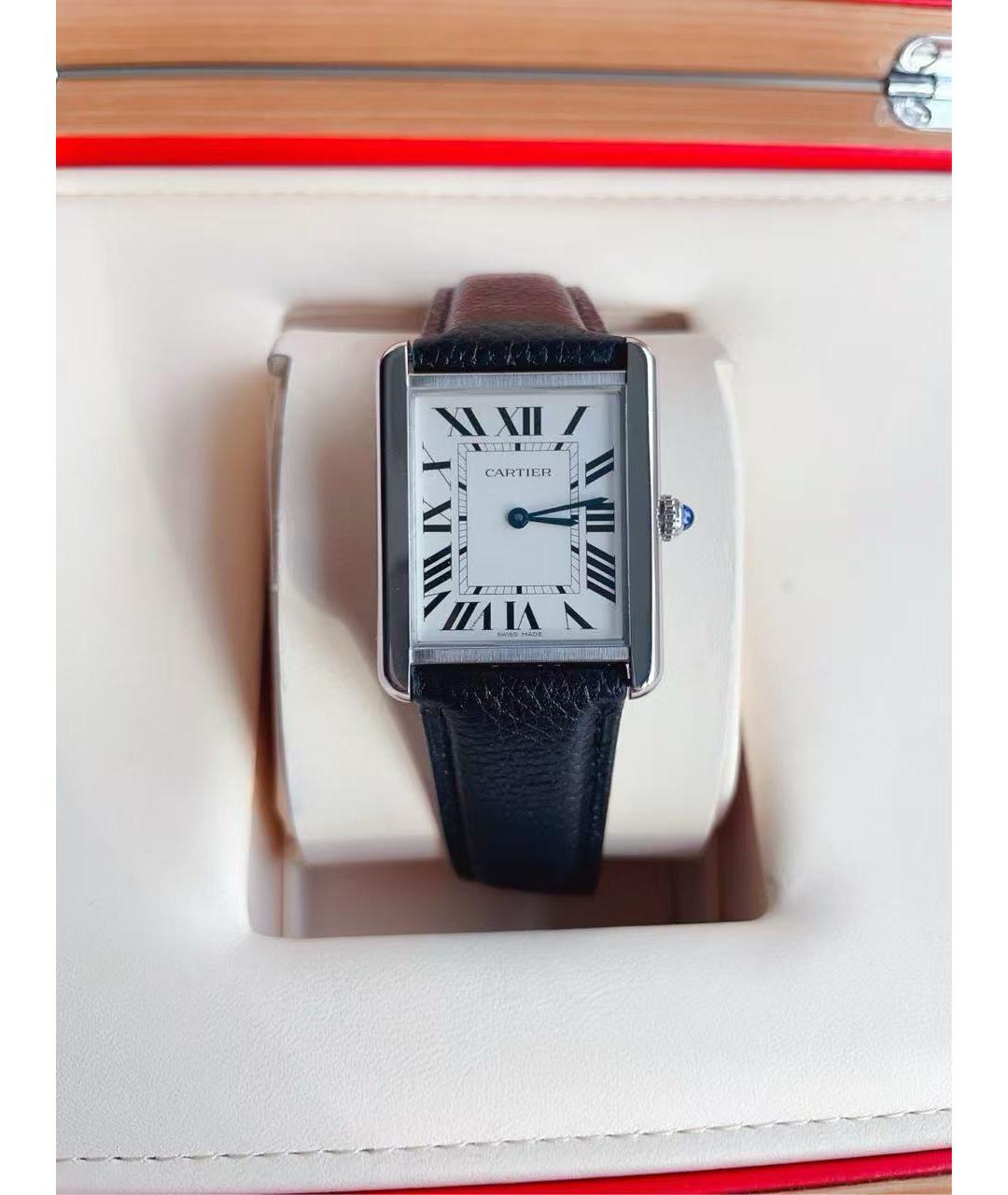 CARTIER Серебряные часы, фото 2