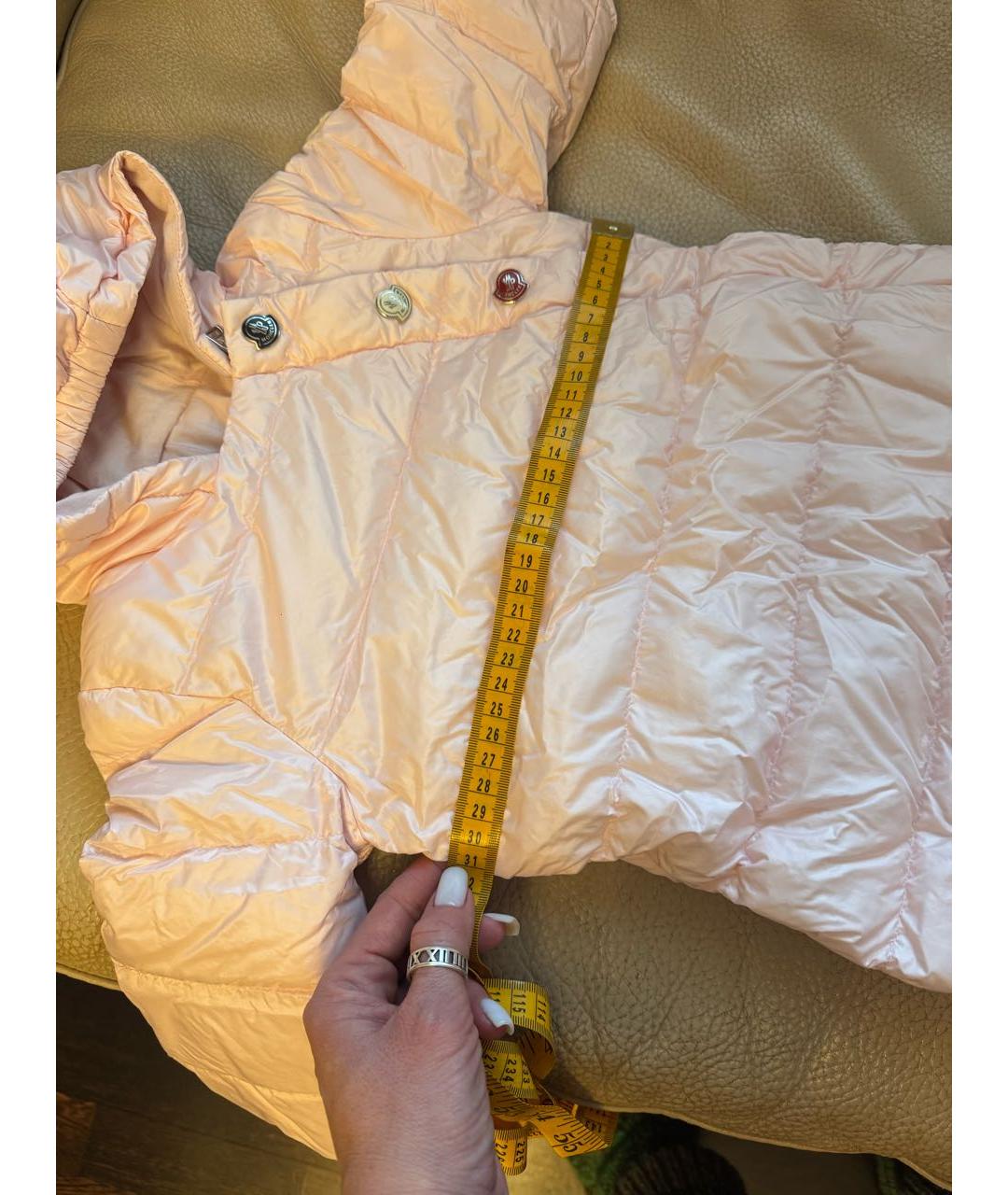 MONCLER Розовый комбинезон, фото 2