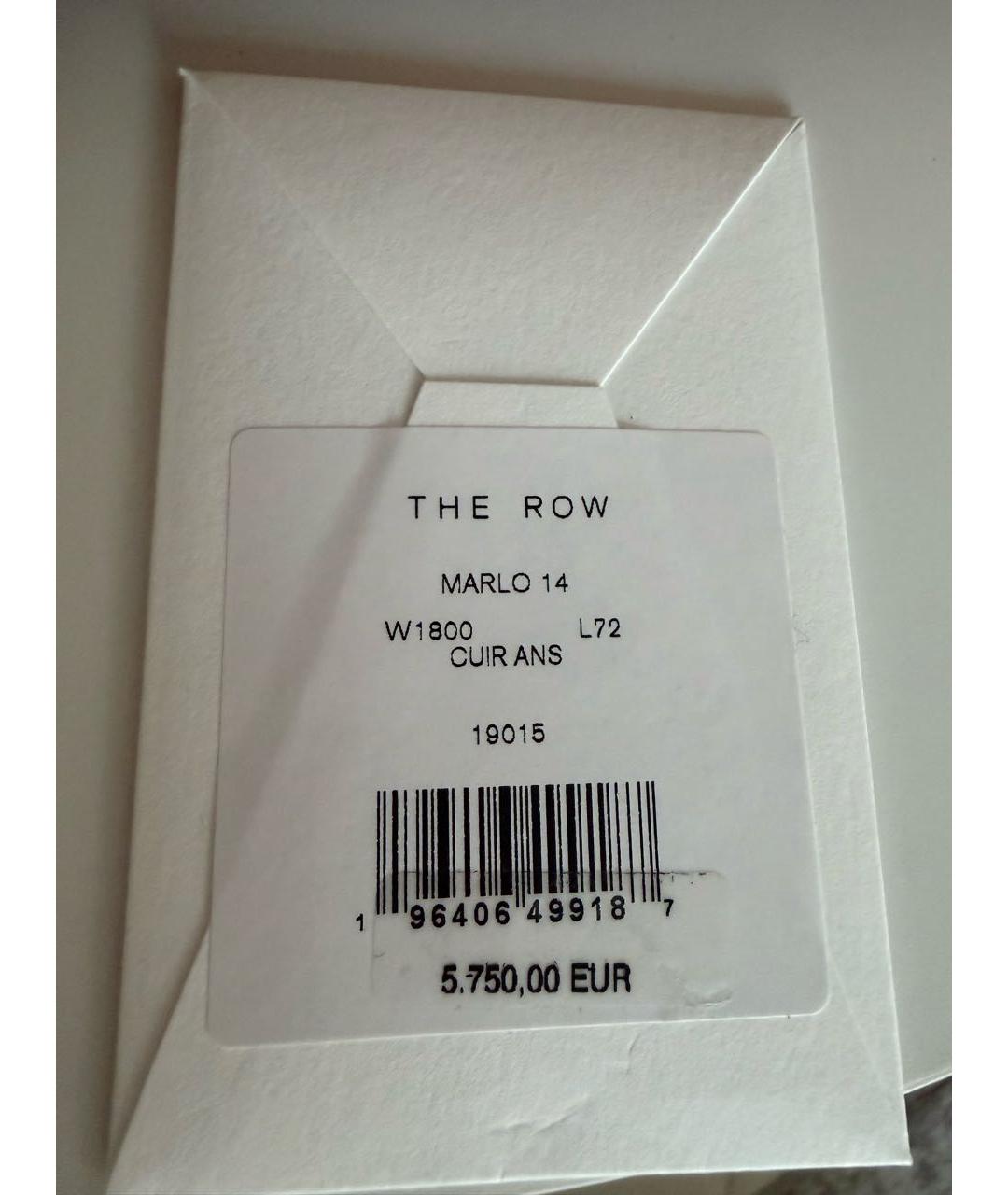 THE ROW Коричневая кожаная сумка тоут, фото 5