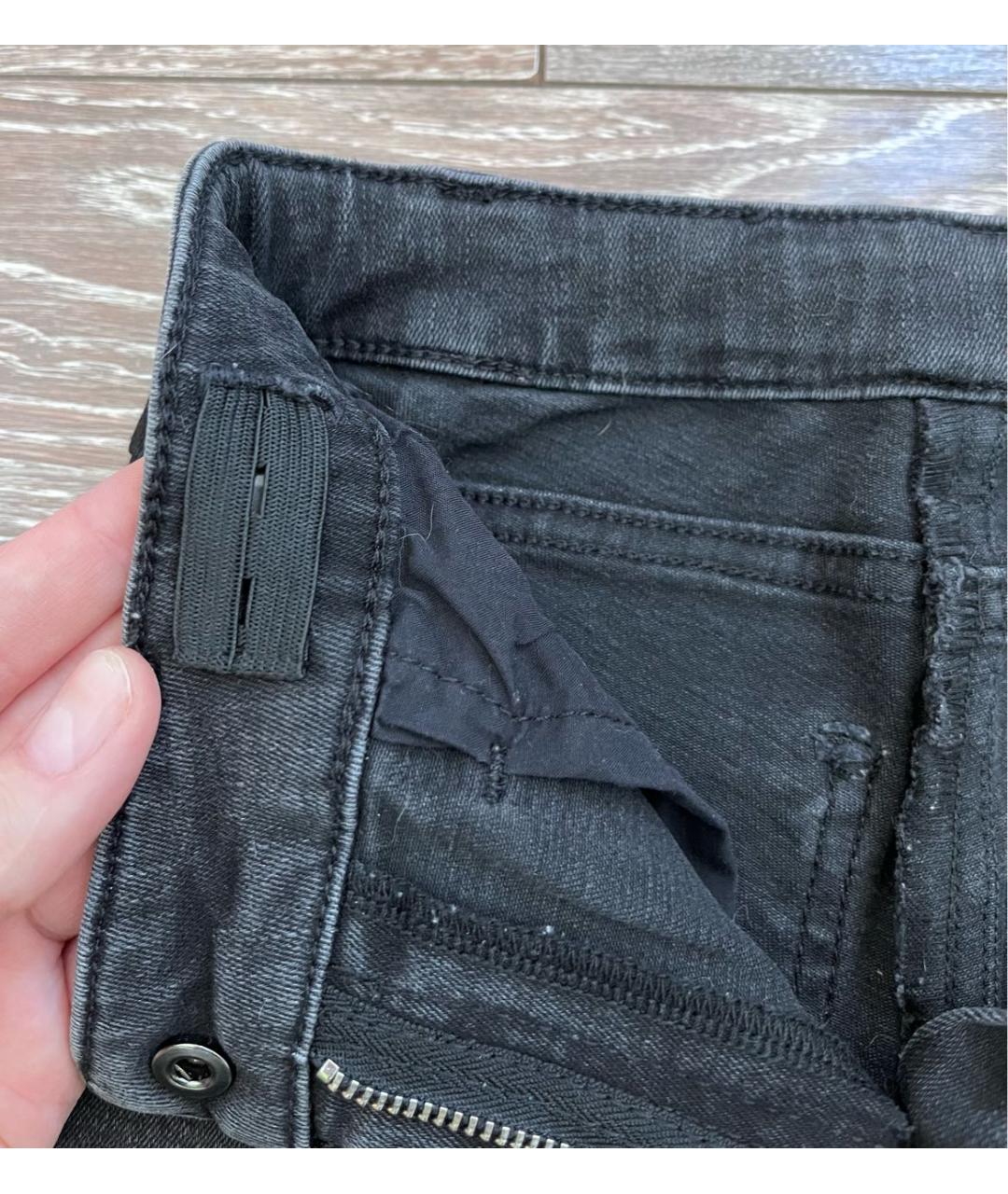 TWIN-SET Черные хлопковые детские джинсы, фото 6