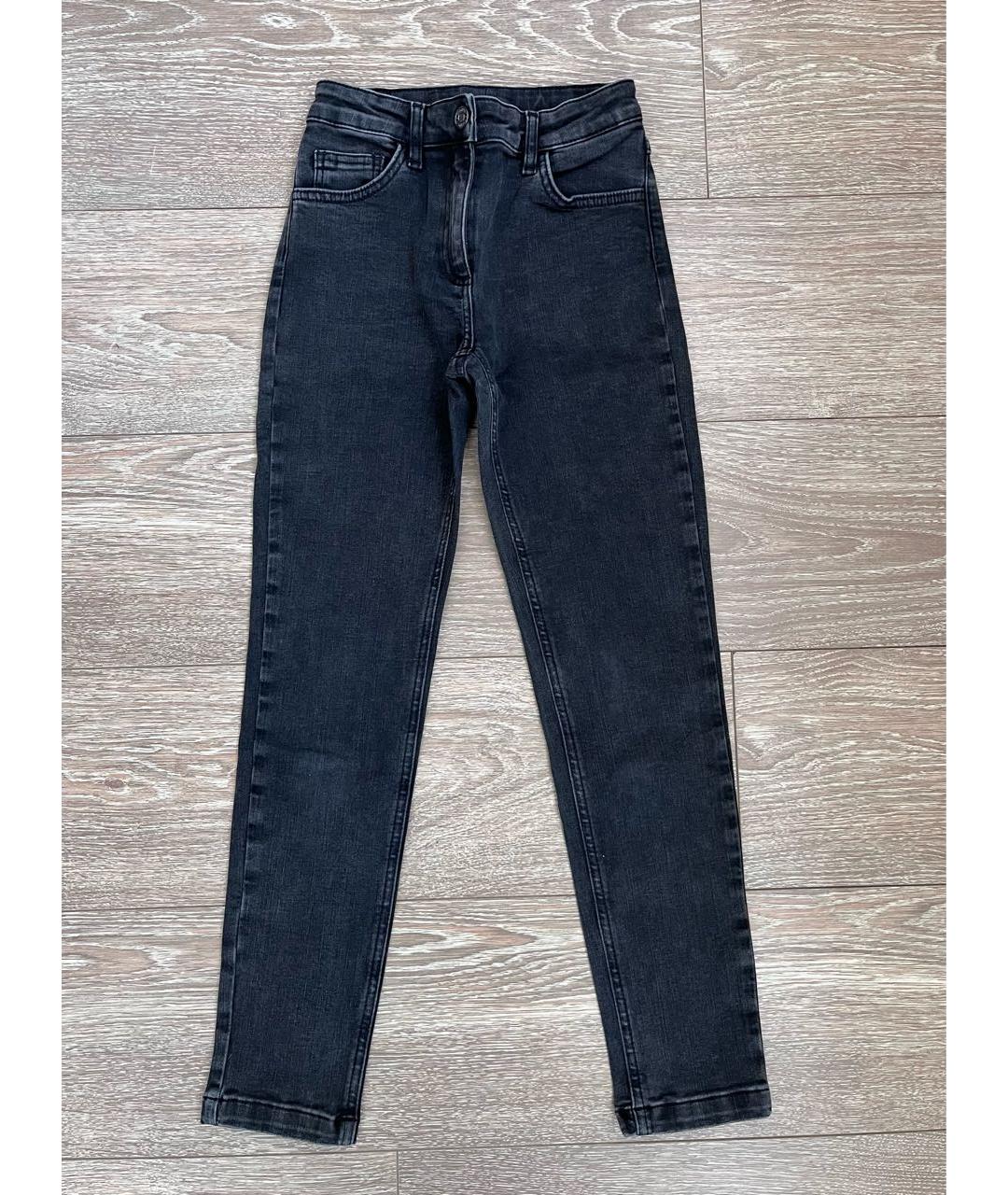 TWIN-SET Черные хлопковые детские джинсы, фото 9